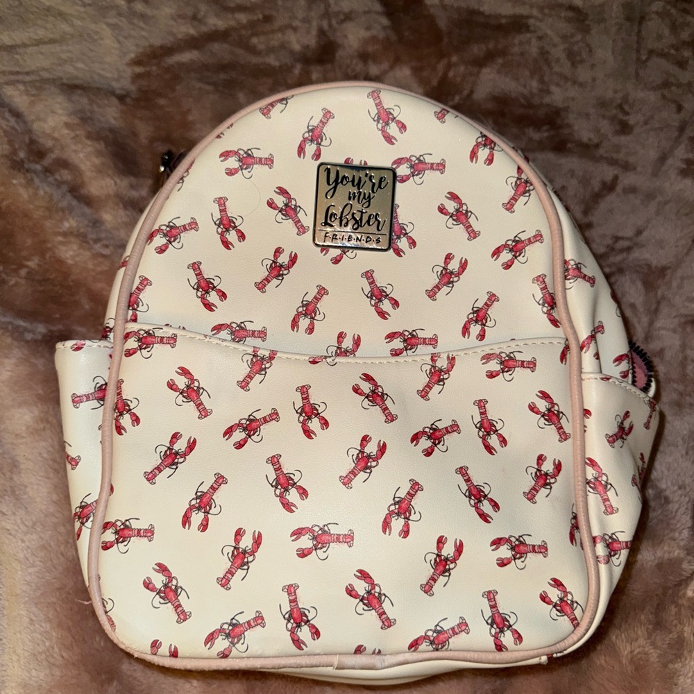 Lobster Print Backpack F•R•I•E•N•D•S